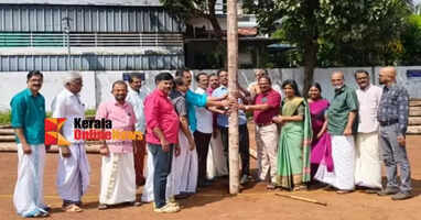 Ahead of the Thrikarthi festival, a prasada oottu pandal kal nattal ceremony was held at the Kadampuzha Bhagavathy temple.
