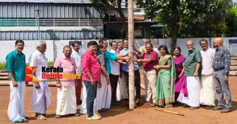 Ahead of the Thrikarthi festival, a prasada oottu pandal kal nattal ceremony was held at the Kadampuzha Bhagavathy temple.