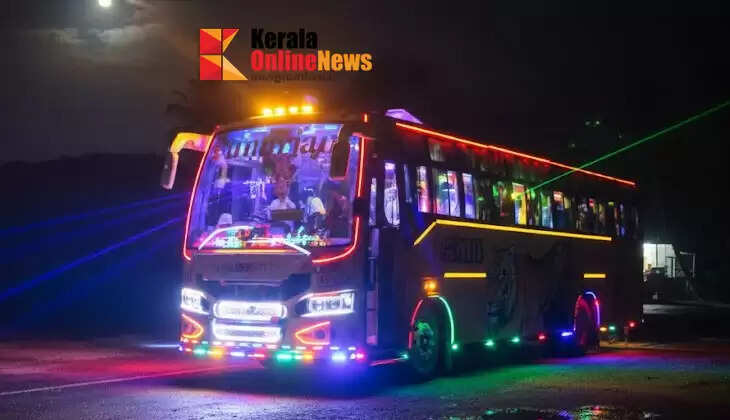 Tourist buses are getting more and more lights and changes in appearance; High Court directs local police chief and transport commissioner to take action