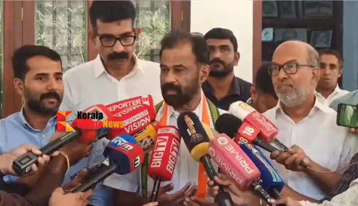 K. Sudhakaran MP will work for his victory: T.O. Mohanan