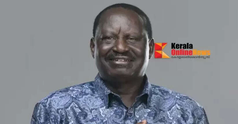 Former Kenyan Prime Minister Raila Odumke passed away in Koothattukulam