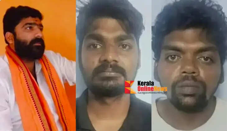 Two arrested in connection with the murder of a Malayali Shiv Sena leader in Tamil Nadu.