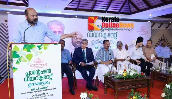 Government's policy is to revive the plantation sector: Minister Rajiv