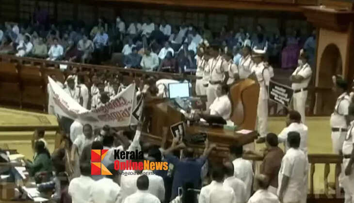 Opposition protests in the Legislative Assembly; Opposition raises Sabarimala gold loot issue in the Legislative Assembly today, creating chaos in the House