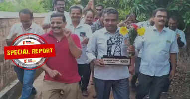 Shocking farewell to a colleague retiring from service: KSEB overseer's retirement day celebration goes viral on social media