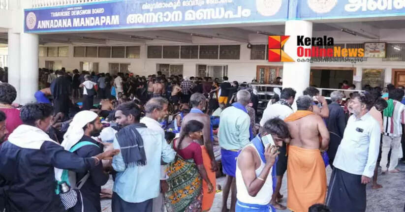 The Annadanam Mandapam at Sannidhanam has filled the hearts of....75 lakh people with food