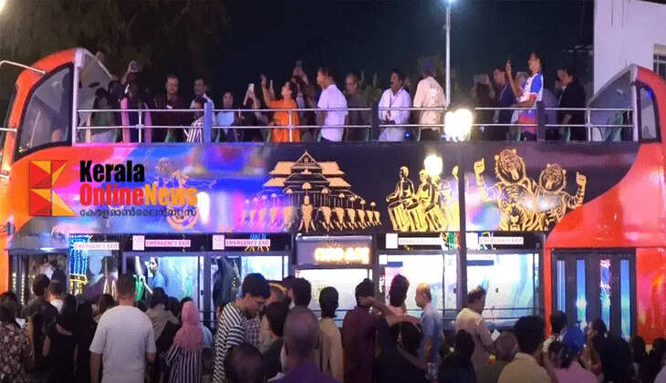 KSRTC with double-decker bus to enjoy the lights of Kannur Dussehra