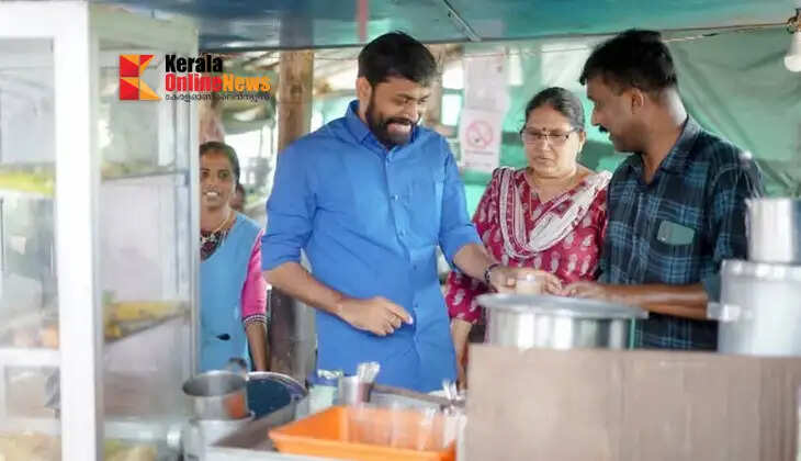 LDF candidate M. Vijay's tour is full of excitement