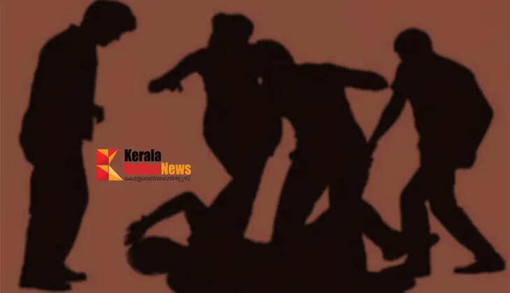 In Thalassery, the husband and his accomplices beat the leg of a young man who came to meet his wife in the middle of the night; Police registered a case