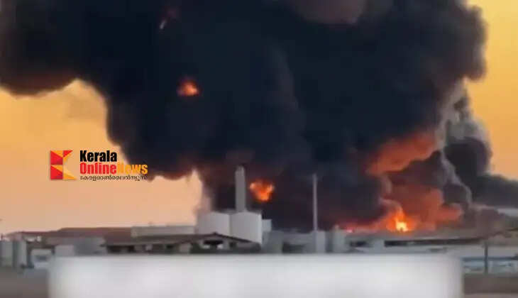 Massive fire breaks out at industrial complex in Abadan, Iran