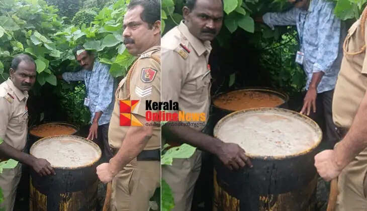 Operation Thunder: 400 litres of wash seized in Excise raid in Kannur