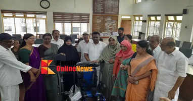 Kannur Corporation provided assistive devices to the differently abled