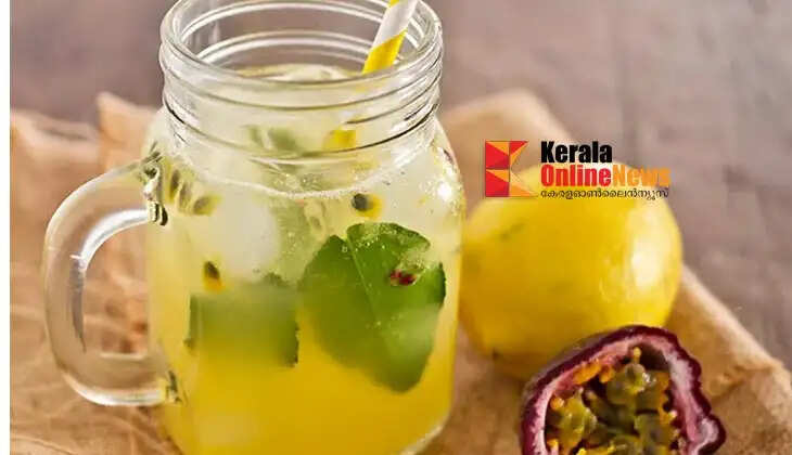 Passion fruit lime juice