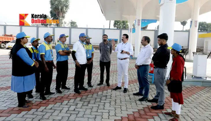 KCCPL's fifth petrol pump is becoming operational at Kanjikode, Palakkad.