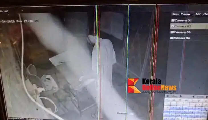 Theft at the company where he works in Thiruvalla: Interstate worker caught on CCTV