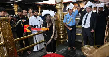 Sabarimala with a divine experience: President sees Ayyan with tears in his eyes