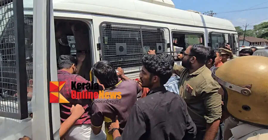 DYFI activists attack Minister OJ Janeesh's vehicle in Kannur; Car damaged in attack at Taliparamba Karimbath