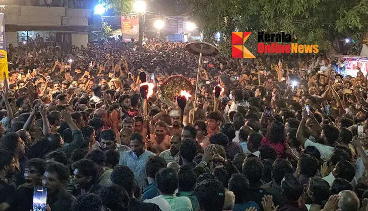 The emotional reunion of Balarama and Krishna at Trichambaram