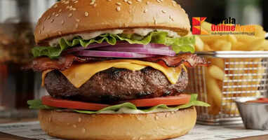 Beef burgers can be prepared at home.