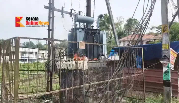 Fire breaks out in transformer in Thiruvalla, causing concern