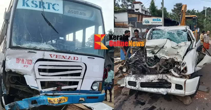 KSRTC bus collides with Tavera in Idukki: 6-year-old girl dies