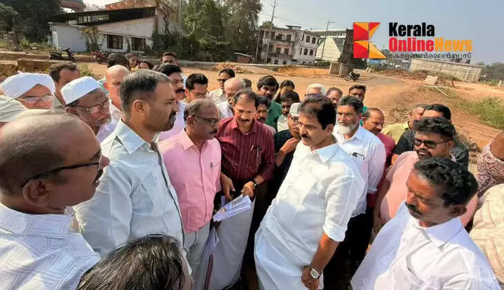 The design of the national highway did not take into account the feelings of the local people: KC Venugopal MP visits the Ochira underpass