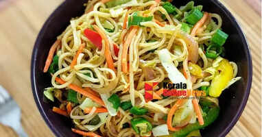  preparing vegetable noodles 