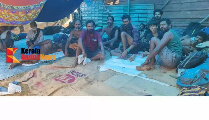 Tents are set up at Pandithavalam for Makar Jyothi; Devotees wait in Sabarimala with calls for refuge