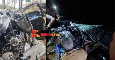 Six injured as car loses control and overturns in Cherupuzha
