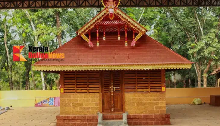 Kuilur Sree Muchilot Bhagavathi Temple Sanctum Sanctorum - Kaliyattam Mahotsavam to begin on the 10th