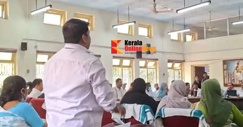 Fall in Payyambalam Crematorium: Again noise in Kannur Corporation meeting