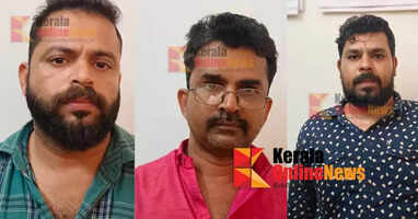 Three people arrested