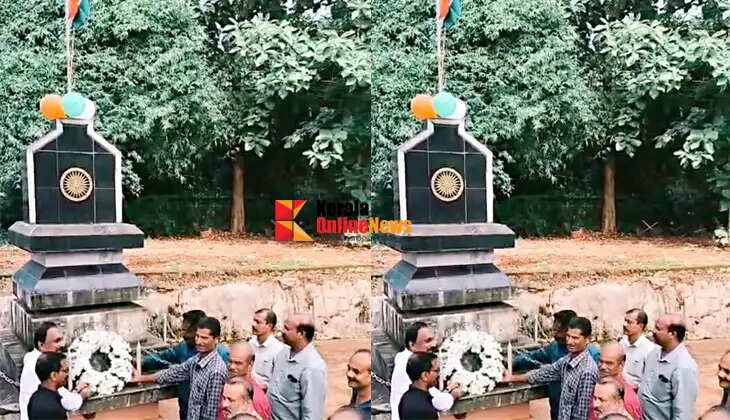 Kargil Vijay Diwas: Tribute paid to brave soldiers at the war memorial in Kizhuthalli, Kannur.
