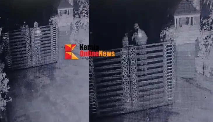 Bomb hurled at KSU leader Bitul Balan's house after he protested by waving black flags against Veena George at Kannur railway station; CCTV footage obtained