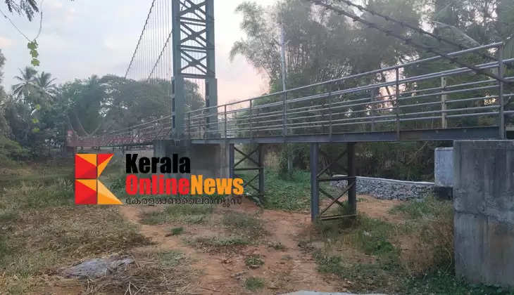 Even after months of construction the Thrippalur hanging bridge was not opened