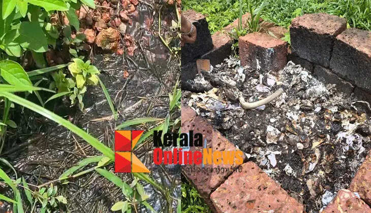 Unscientific waste disposal; Kannur Pilathara MGM College fined Rs. 20,000 by the Local Self-Government Department Enforcement Squad