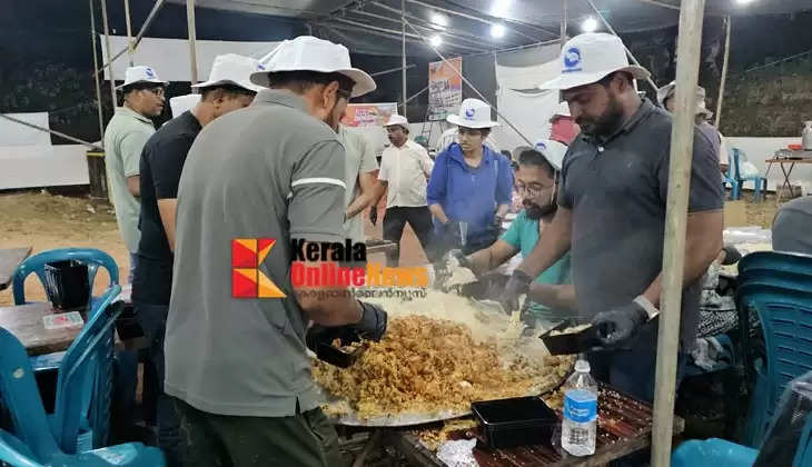 A biryani fest was held in Kannur to fill the hearts of palliative care patients