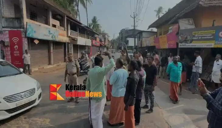The hartal called by Dalit organizations to protest the death of Nithin Raj continues: Police remove those who tried to block vehicles in Kannur