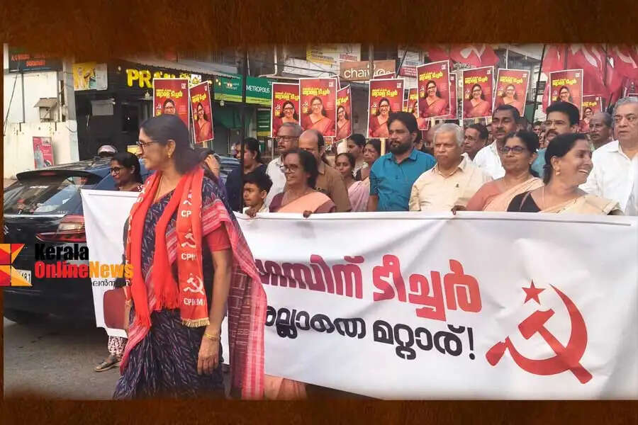 PK Shyamala the candidate from Taliparamba constituency is a person who has won the people approval MV Jayarajan