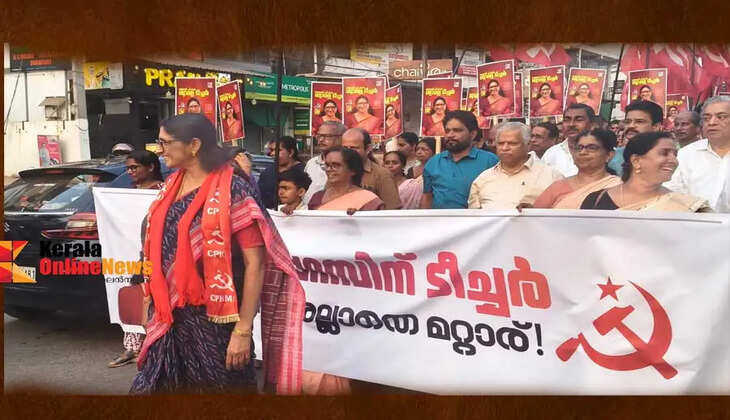 PK Shyamala the candidate from Taliparamba constituency is a person who has won the people approval MV Jayarajan