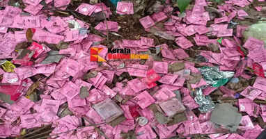Kannur District Enforcement Squad fines Rs. 5000 for throwing away contraceptives