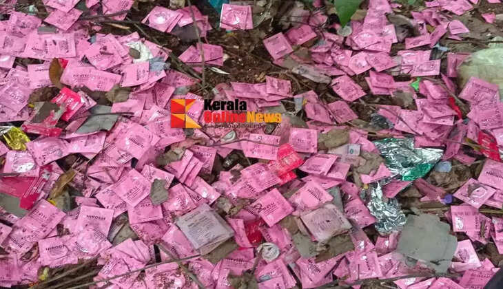 Kannur District Enforcement Squad fines Rs. 5000 for throwing away contraceptives