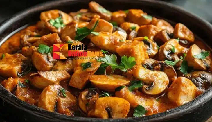 Mushroom masala toran