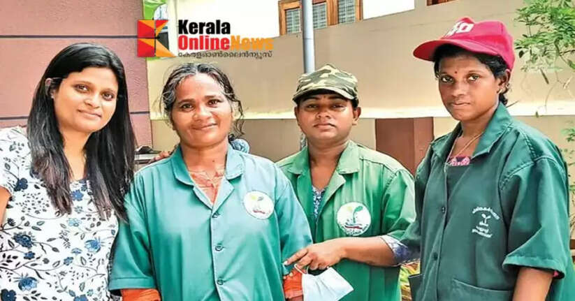 Along with old clothes, Ancharappavan's gold was also returned; Haritha Karma Sena members returned it