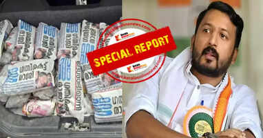 Campaign against Rahul Mangkoota in Potichor: DYFI activists distribute Potichor to district hospital patients and associates in a newspaper that carries news of his resignation