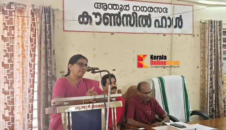 V. Satidevi takes charge as Anthoor Municipality Chairperson
