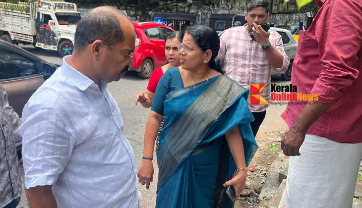 Intervention by Mayor Adv. P. Indira: Damaged footpath slabs on the Kannur Old Bus Stand underpass road repaired.