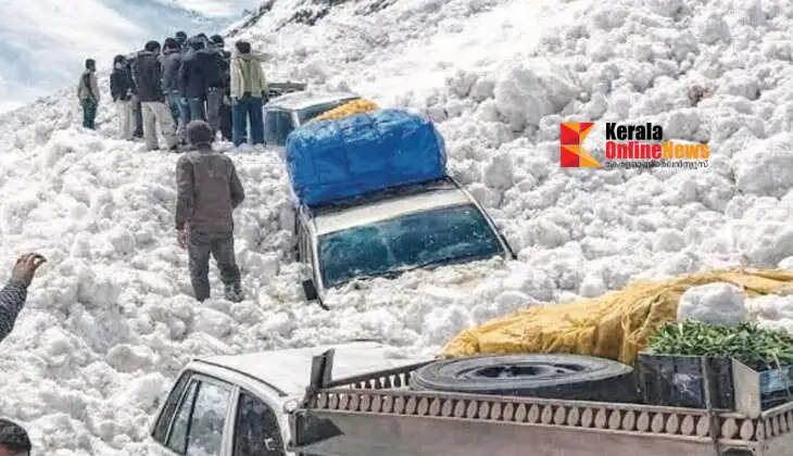 Heavy avalanche at Sojila Pass: Five dead, including a ten-month-old baby