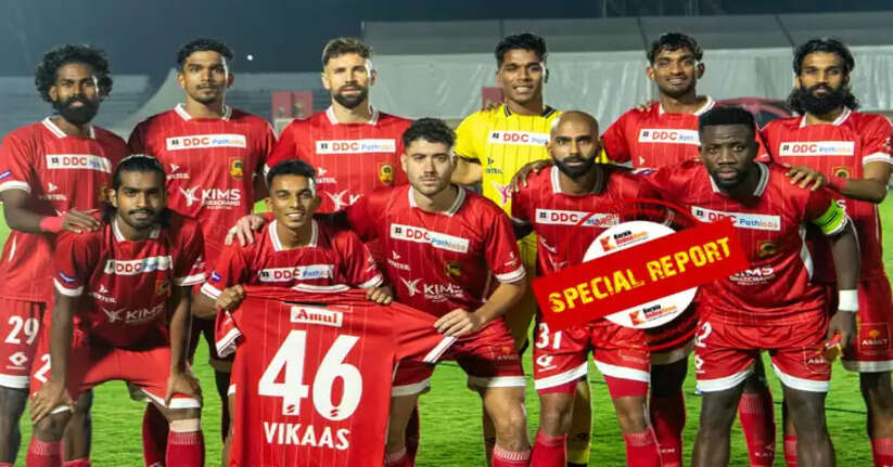 These are the Kannur players from the Kannur Warriors team who won the maiden Kerala Super League title.