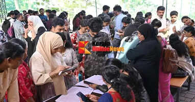 65 people got jobs at the local job fair in Thalassery, Vijnana Keralam
